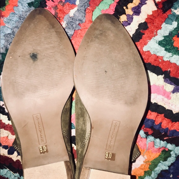 Hazel Olive green Steve Madden booties - Picture 3 of 4